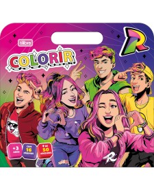 imagem principal do produto Álbum para Colorir Maleta Dos Rosa 8 Folhas