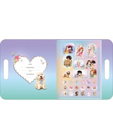 imagem de detalhe produto Álbum para Colorir Maleta Jolie 8 Folhas