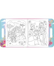 imagem de detalhe produto Álbum para Colorir Maleta Princesas 8 Folhas