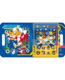 imagem de detalhe produto Álbum para Colorir Maleta Sonic 8 Folhas	