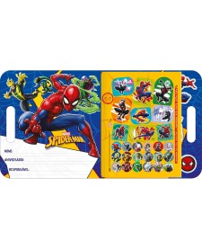 imagem de detalhe produto Álbum para Colorir Maleta Spider-Man 8 Folhas