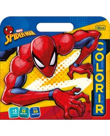 imagem principal do produto Álbum para Colorir Maleta Spider-Man 8 Folhas