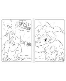 imagem de detalhe produto Álbum para Colorir Raptor 8 Folhas