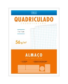 imagem principal do produto Almaço Quadriculado 1x1cm 16 Folhas