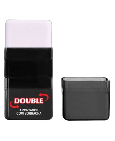 imagem principal do produto Apontador 1 Furo com Depósito e Borracha Double