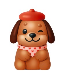 imagem principal do produto Apontador 1 Furo Sem Depósito Brownie The Dog