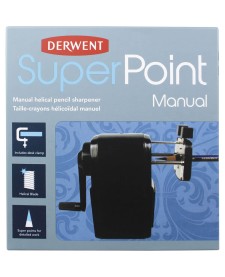 imagem de detalhe produto Apontador de Mesa Manual com Manivela 1 Furo com Depósito Super Point Grande Derwent