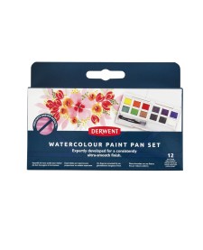 imagem principal do produto Aquarela em Pastilha Watercolour Estojo 12 Cores