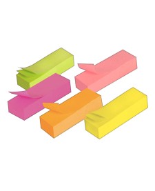 imagem principal do produto Bloco Adesivo Tili Notes 50x15mm 500 folhas 5 Cores