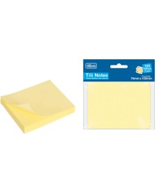 imagem de detalhe produto Bloco Adesivo Tili Notes 76x102mm 100 Folhas Amarelo