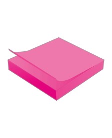 imagem principal do produto Bloco Adesivo Tili Notes 76x76mm 100 folhas Rosa Neon