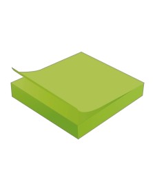 imagem principal do produto Bloco Adesivo Tili Notes 76x76mm 100 folhas Verde Neon