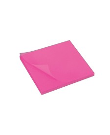 imagem de detalhe produto Bloco Adesivo Tili Notes 76x76mm 50 Folhas Transparente Rosa
