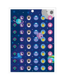 imagem de detalhe produto Bloco de Adesivos Decorados para Professores