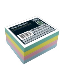 imagem principal do produto Bloco Tilembrete 92x82mm 600 Folhas 4 Cores