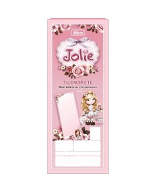 imagem de detalhe produto Bloco Tilembrete G Jolie 82x209mm 50 Folhas