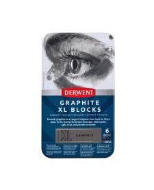 imagem principal do produto Blocos XL Graphite 6 Cores Estojo Lata