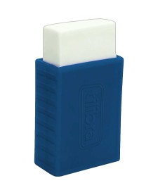 imagem principal do produto Borracha Branca Média com Capa Plástica