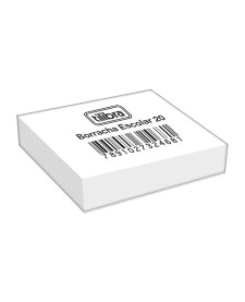 imagem principal do produto Borracha Escolar Branca  20 Grande