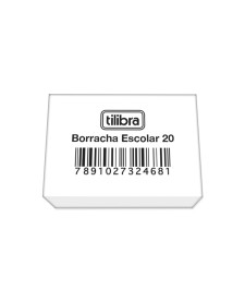 imagem principal do produto Borracha Escolar Branca  20 Grande