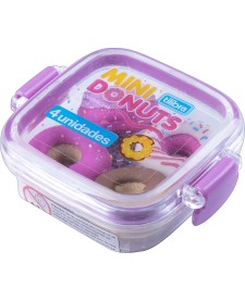 imagem de detalhe produto Borracha Lancheira Donuts - Pote com 4 unidades
