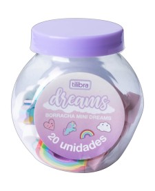 imagem de detalhe produto Borracha Mini Dreams - Pote com 20 Unidades