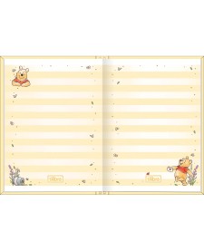 imagem de detalhe produto Caderneta Costurada Capa Dura Tilicharm Pooh 144 Folhas