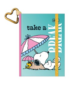 imagem principal do produto Caderneta Costurada Capa Dura Tilicharm Snoopy 144 Folhas