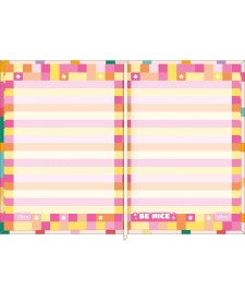 imagem de detalhe produto Caderneta Costurada Petit Be Nice 96 Folhas