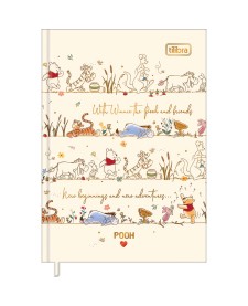 imagem principal do produto Caderneta Costurada Petit Pooh 96 Folhas