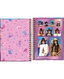 imagem de detalhe produto Caderneta Espiral Capa Dura 1/8 Ana Castela 80 Folhas