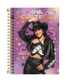 imagem principal do produto Caderneta Espiral Capa Dura 1/8 Ana Castela 80 Folhas