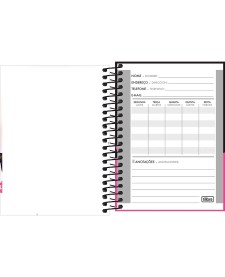 imagem de detalhe produto Caderneta Espiral Capa Dura 1/8 Bloom 80 Folhas