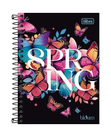 imagem principal do produto Caderneta Espiral Capa Dura 1/8 Bloom 80 Folhas