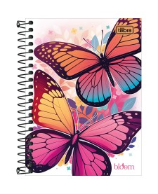 imagem principal do produto Caderneta Espiral Capa Dura 1/8 Bloom 80 Folhas