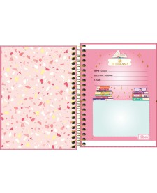 imagem de detalhe produto Caderneta Espiral Capa Dura 1/8 Bookland 80 Folhas