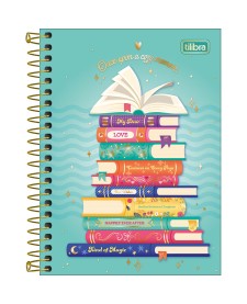 imagem principal do produto Caderneta Espiral Capa Dura 1/8 Bookland 80 Folhas