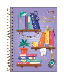 imagem principal do produto Caderneta Espiral Capa Dura 1/8 Bookland 80 Folhas