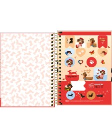 imagem de detalhe produto Caderneta Espiral Capa Dura 1/8 Brownie 80 Folhas