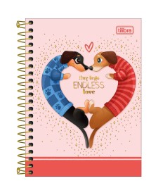 imagem principal do produto Caderneta Espiral Capa Dura 1/8 Brownie 80 Folhas