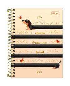 imagem principal do produto Caderneta Espiral Capa Dura 1/8 Brownie 80 Folhas