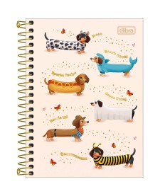 imagem principal do produto Caderneta Espiral Capa Dura 1/8 Brownie 80 Folhas