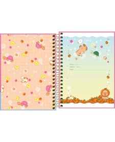 imagem de detalhe produto Caderneta Espiral Capa Dura 1/8 Capyclub 80 Folhas