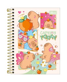 imagem principal do produto Caderneta Espiral Capa Dura 1/8 Capyclub 80 Folhas