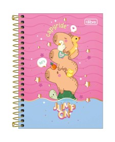 imagem principal do produto Caderneta Espiral Capa Dura 1/8 Capyclub 80 Folhas