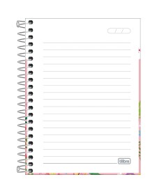 imagem de detalhe produto Caderneta Espiral Capa Dura 1/8 Charme 80 Folhas