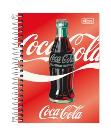 imagem principal do produto Caderneta Espiral Capa Dura 1/8 Coca-Cola 80 Folhas