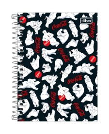 imagem principal do produto Caderneta Espiral Capa Dura 1/8 Coca-Cola 80 Folhas