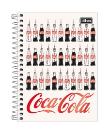 imagem principal do produto Caderneta Espiral Capa Dura 1/8 Coca-Cola 80 Folhas