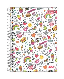 imagem principal do produto Caderneta Espiral Capa Dura 1/8 D+ 96 Folhas